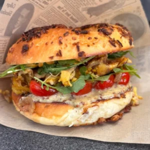 bagel vegetarien laref
